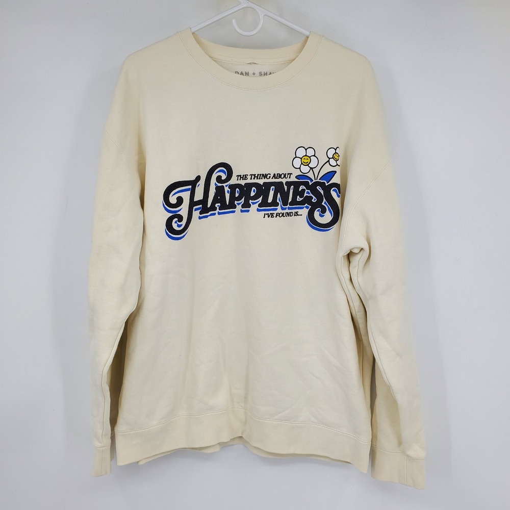 Dan + Shay Happiness It Don't Live In Bigger‎ Houses Graphic Crewneck Sweatshirt